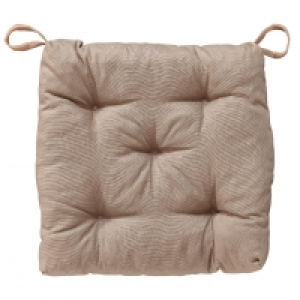 Dänisches Bettenlager  Sitzkissen Liska (40x40, eckig, Klettverschluss, taupe)