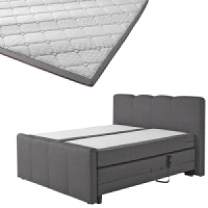 Dänisches Bettenlager  Boxspringbett-Set SUPERDREAM Odense/SUPERDREAM Premium-Visko-Topper (1