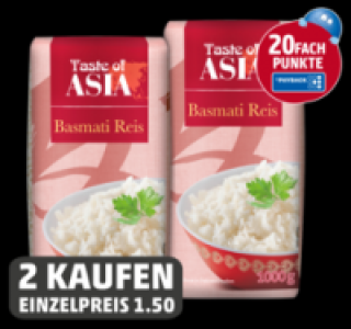 TASTE OF ASIA Basmati Reis 3.00 €