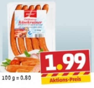 SIEBER Delikatess Käsekrainer