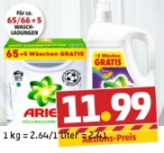 ARIEL Voll- oder Colorwaschmittel 11.99 €