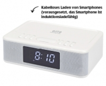 BAUHN® audio Radiowecker mit QI Ladung
