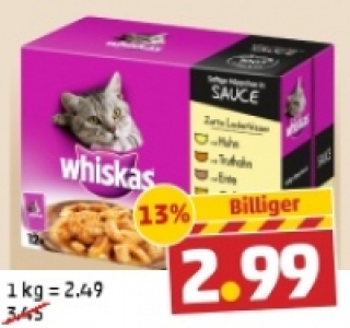 WHISKAS Adult Katzennahrung 2.99 €