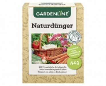 Aldi Süd  GARDENLINE® Naturdunger