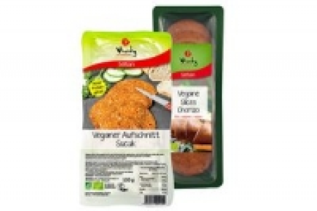 Denns Wheaty Veganer Aufschnitt, verschiedene Sorten