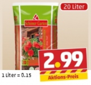 SCH&Ouml;NER GARTEN Balkon- und Geranienerde