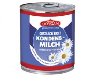 Aldi Süd  DOVGAN Gezuckerte Kondensmilch