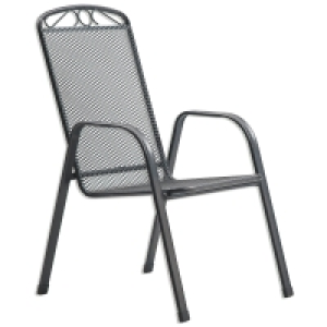 Gardiola Metallstuhl - eisengrau - Metall 49.99 €