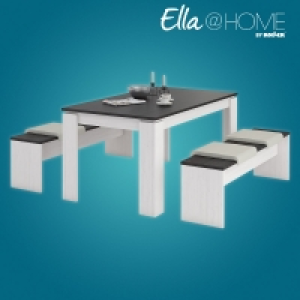 Ella@HOME Tischgruppe - Pinie-weiß-Wenge - 3-teilig 199.99 €