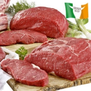 Frisches Irisches Rinderroastbeef, Rumpsteaks oder T-Bone Steaks 2.49&nbsp;&euro;