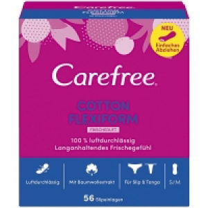 Carefree Slipeinlagen Cotton Flexiform Frischeduft S/M