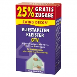 Swing Decor Vliestapeten-Kleister 25 % gratis 5.50 €