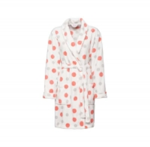 Damen-Bademantel mit Punkte-Muster, mit Gürtel 12.99 €