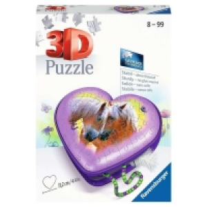 Rossmann Ravensburger 3D Puzzle Herzschatulle Pferde