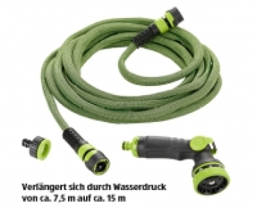 GARDENLINE® Flexibler Gartenschlauch mit Multifunktionsspritze