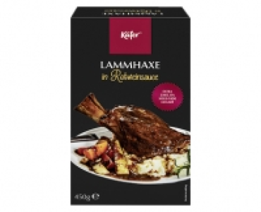 Aldi Süd  Feinkost Käfer Lammhaxe in Rotweinsauce