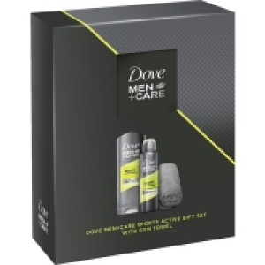 Dove Men+care Geschenkset für die tägliche Pflege mit Handtuch