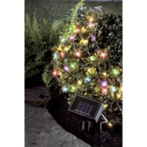 Ideenwelt LED-Solar-Metalldraht-Lichterkette, color