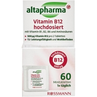 Rossmann Altapharma Vitamin B12 hochdosiert 60 Minitabletten
