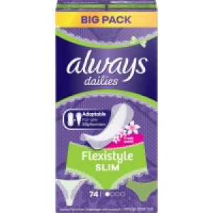 Rossmann Always Dailies Flexistyle Slipeinlagen slim freh scent Big Pack