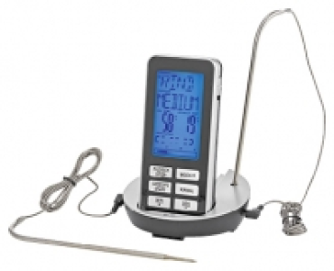 BBQ PREMIUM Funk-Grillthermometer mit Restlaufzeitindikation