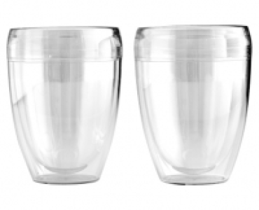 PAVINA OUTDOOR Doppelwandige Trinkbecher, 2er-Set