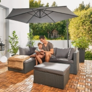 Gardiola Lounge Sitzgruppe - grau - inklusive Kissen 429.99 €
