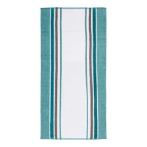 Duschtuch mit trendigem Streifendesign, 70x140cm 3.99 €