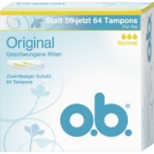 o.b. Tampons 3.99 €
