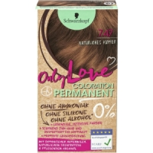 Rossmann Schwarzkopf Only Love Coloration Permanent Farbe 747 Natürliches Kupfer