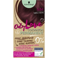 Rossmann Schwarzkopf Only Love Coloration Permanent Farbe 684 Dunkle Beere