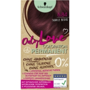 Schwarzkopf Only Love Coloration Permanent Farbe 684 Dunkle Beere