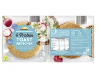 Aldi Süd  Goldähren Protein-Toastbrötchen