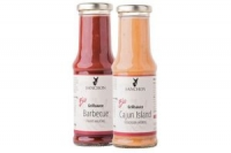 Denns Sanchon Grillsauce, verschiedene Sorten