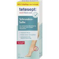 Rossmann Tetesept foot care Schrunden-Salbe