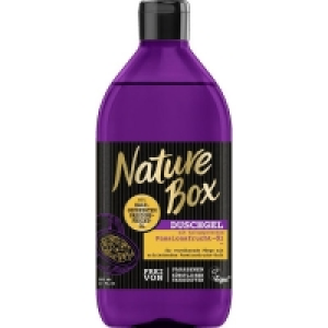 Nature Box Duschgel mit 100 % kaltgespresstem Passionsfrucht-Öl