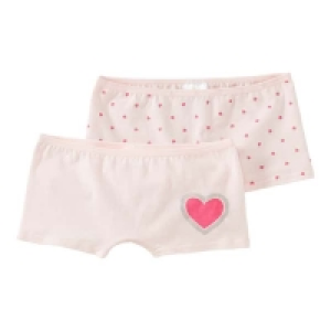 Mädchen-Panty mit Herzmuster, 2er Pack 2.99 €