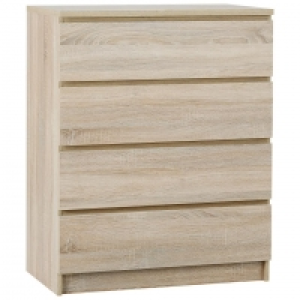 Kommode LIMFJORDEN (4 Schubladen, eiche) 90.00 €
