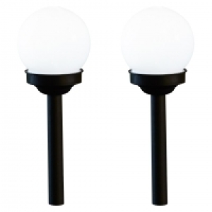 2er-Set Solarleuchte Kugel (Ø 10 cm) 4.00 €