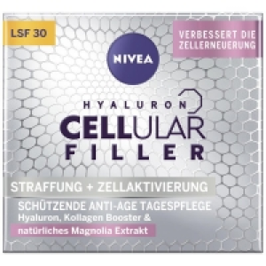 Rossmann Nivea Hyaluron Cellular Filler schützende Anti-Age Tagespflege LSF 30