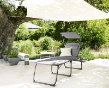 GARDENLINE® Aluminium-Komfort-Sonnenliege XXL