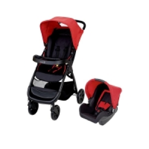 Rossmann Safety 1st Buggy Amble Travelsystem, Plain Red