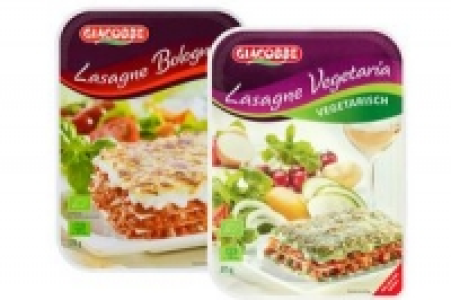 Denns Giacobbe Lasagne, verschiedene Sorten