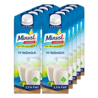 Netto  MinusL H-Vollmilch 3,5% Fett 1 Liter DE, 10er Pack