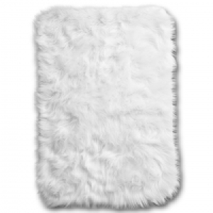 Kunstfell-Teppich (60x90, weiß) 9.00 €