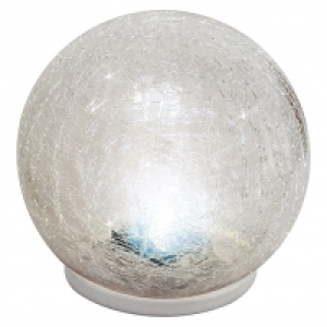 BAUHAUS Solar-Kugelleuchte Crack Glass 19.95 €