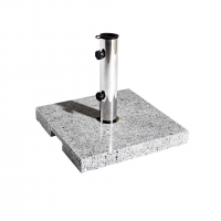 Dänisches Bettenlager  Granit-Schirmfuß (quadratisch, 20 kg)