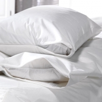 Dänisches Bettenlager  Schutzbezug für Decke und Kissen Evolon (135x200, weiß, Milbenschutz)