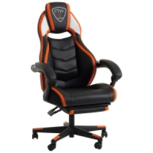 Dänisches Bettenlager  Gaming-Stuhl GAMBORG (schwarz-orange)