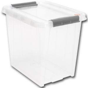 Dänisches Bettenlager  Aufbewahrungsbox PROBOX REINAR (53l, transparent)